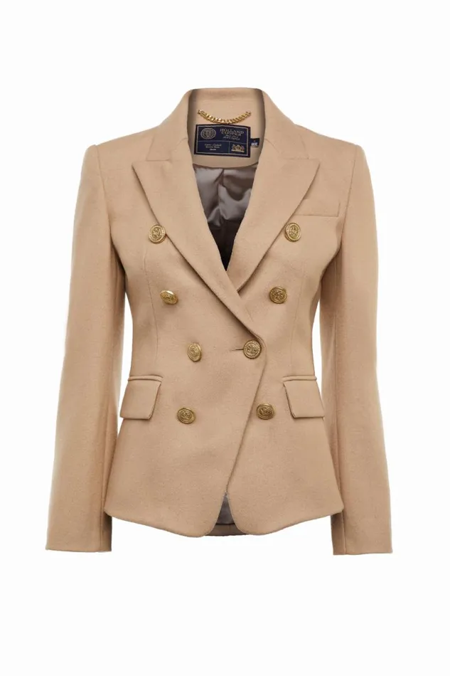 Women Knightsbridge Blazer Camel Holland Cooper Tailoring Women Knightsbridge Blazer Camel Holland Cooper Tailoring