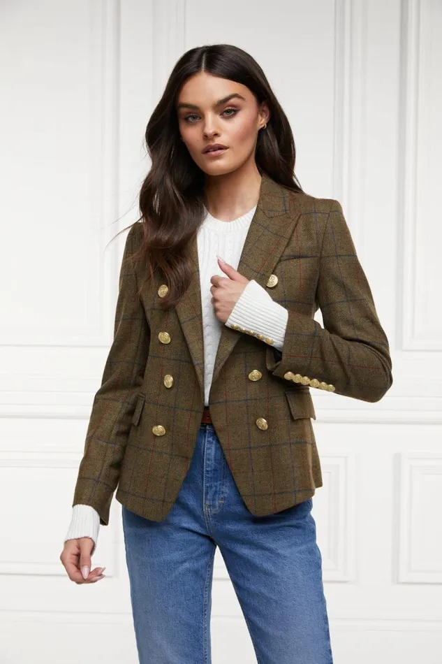 Women Knightsbridge Blazer Glen Green Holland Cooper Blazers