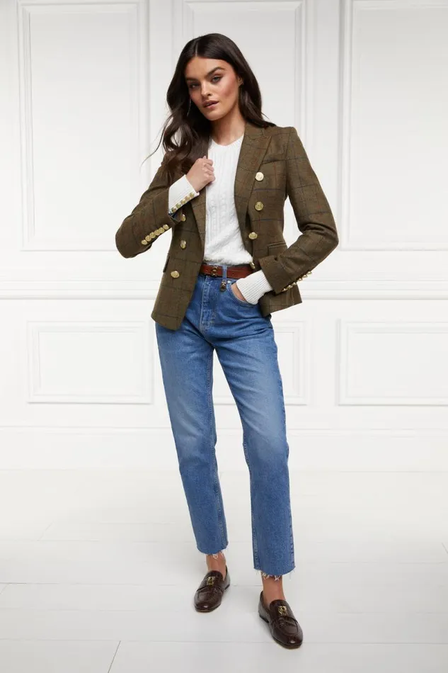 Women Knightsbridge Blazer Glen Green Holland Cooper Blazers