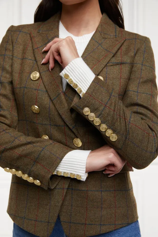 Women Knightsbridge Blazer Glen Green Holland Cooper Blazers