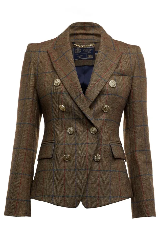 Women Knightsbridge Blazer Glen Green Holland Cooper Blazers