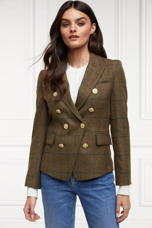 Women Knightsbridge Blazer Glen Green Holland Cooper Blazers