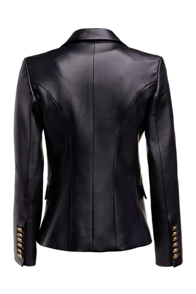 Women Knightsbridge Blazer Valencia Leather Black Holland Cooper Blazers