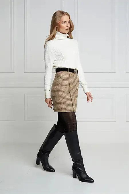 Women Knightsbridge Skirt Charlton Tweed Holland Cooper Tailoring Women Knightsbridge Skirt Charlton Tweed Holland Cooper Tailoring