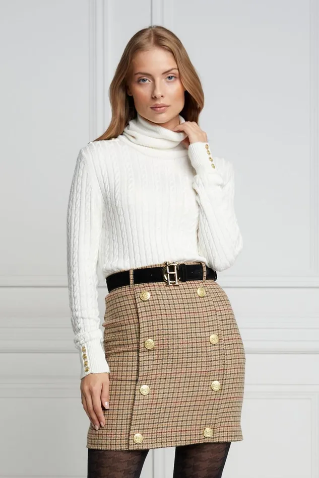Women Knightsbridge Skirt Charlton Tweed Holland Cooper Tailoring Women Knightsbridge Skirt Charlton Tweed Holland Cooper Tailoring