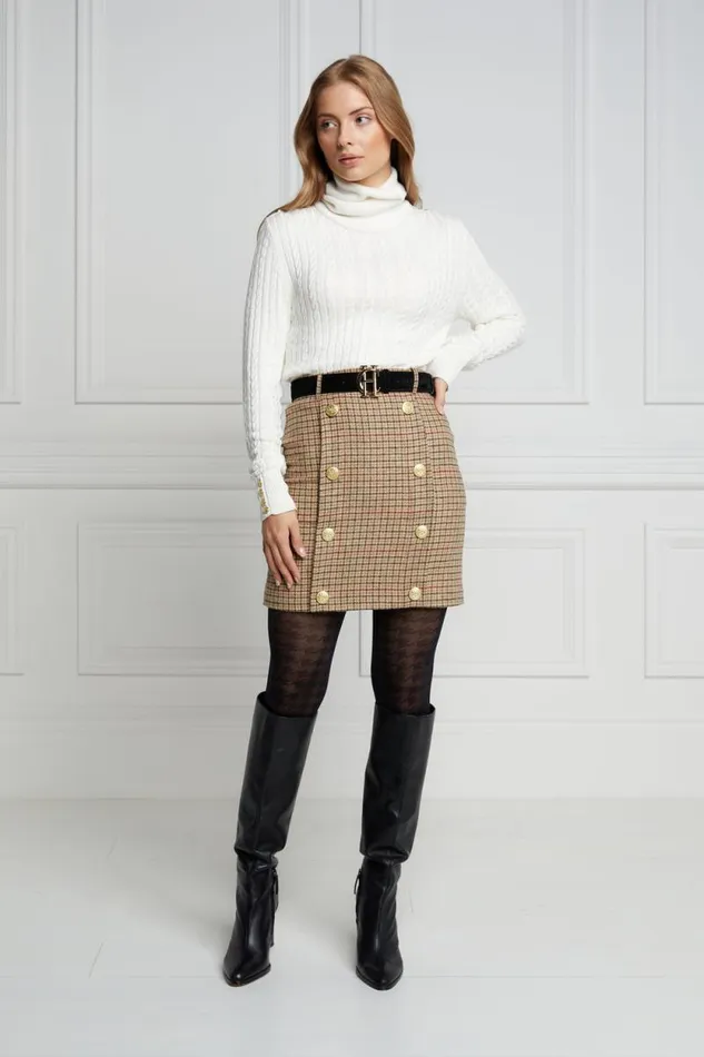 Women Knightsbridge Skirt Charlton Tweed Holland Cooper Tailoring Women Knightsbridge Skirt Charlton Tweed Holland Cooper Tailoring