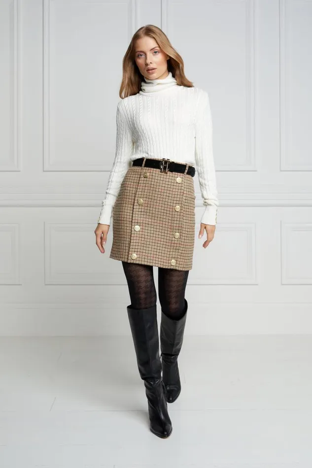 Women Knightsbridge Skirt Charlton Tweed Holland Cooper Tailoring Women Knightsbridge Skirt Charlton Tweed Holland Cooper Tailoring
