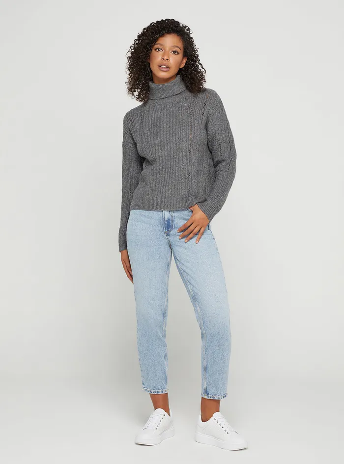 Women Knits and Sweaters GUESS Grey Deborah Knit Jumper Women Knits and Sweaters GUESS Grey Deborah Knit Jumper