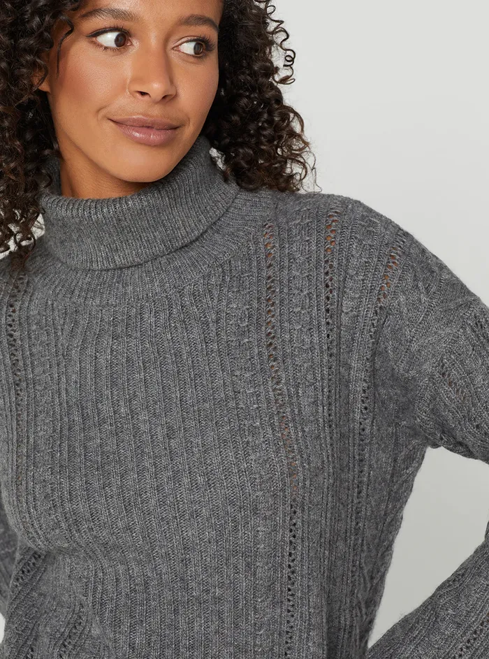 Women Knits and Sweaters GUESS Grey Deborah Knit Jumper Women Knits and Sweaters GUESS Grey Deborah Knit Jumper