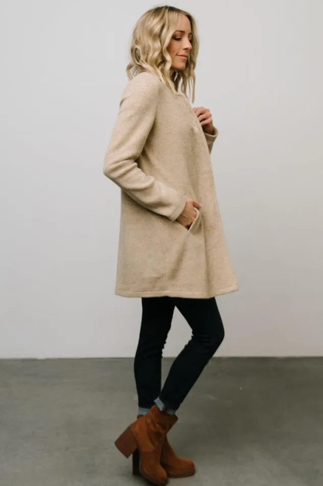 Women Knoll Notch Jacket Oatmeal Baltic Born Outerwear