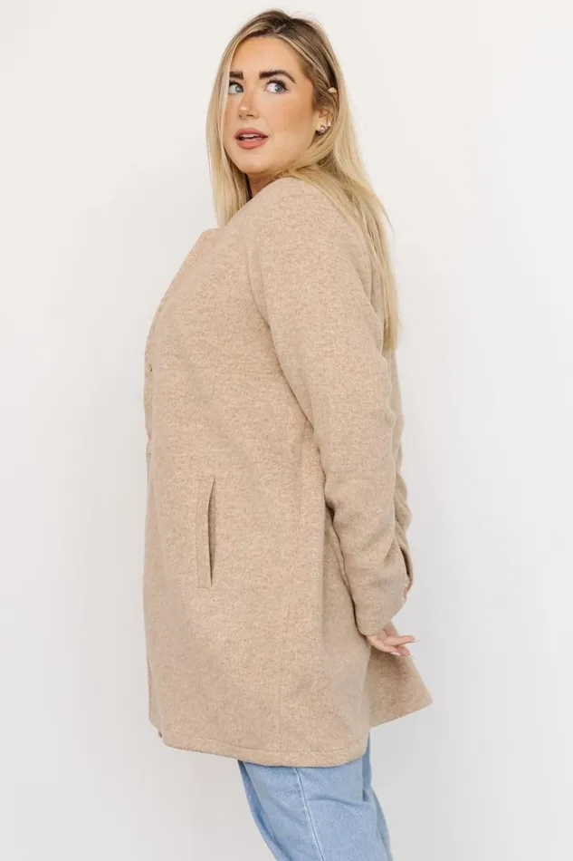 Women Knoll Notch Jacket Oatmeal Baltic Born Outerwear