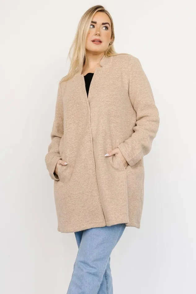 Women Knoll Notch Jacket Oatmeal Baltic Born Outerwear