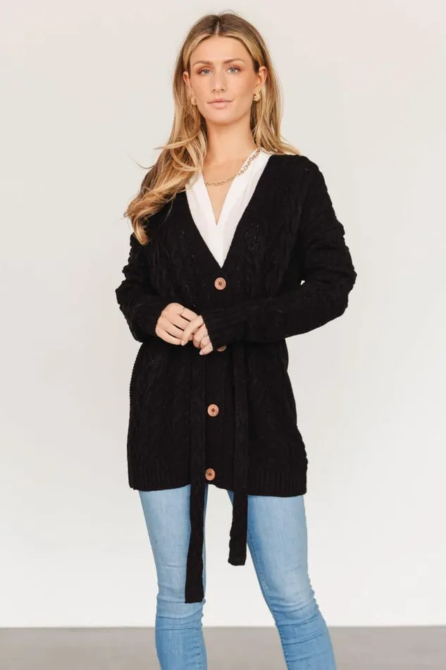 Women Leonie Cardigan Black Baltic Born Cardigans