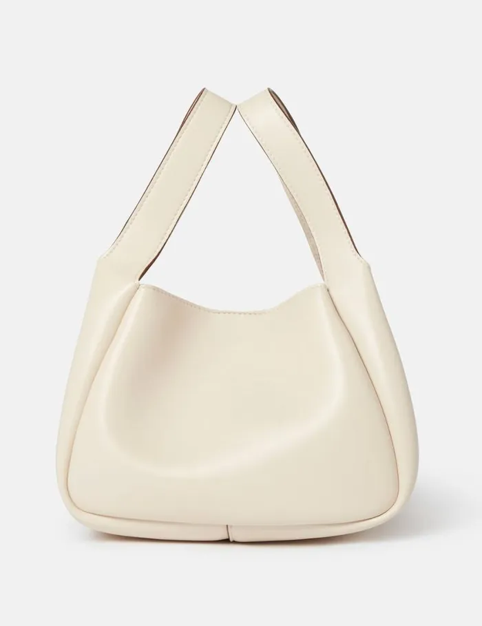 Women Logo Double Top Handle Crossbody Bag Magnolia White Stella McCartney Crossbody Bags