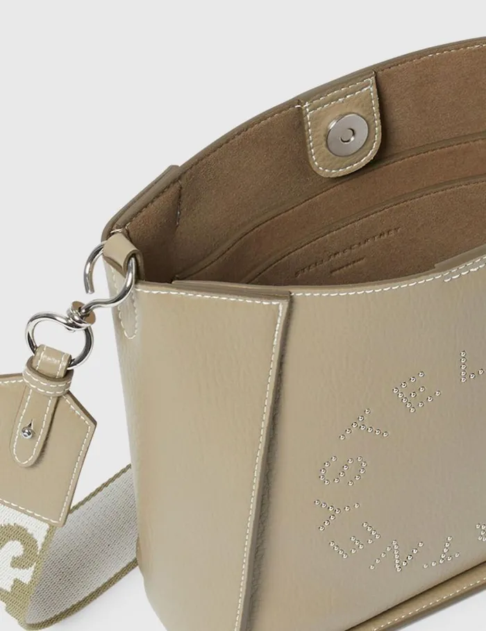 Women Logo Square Crossbody Bag Bamboo Stella McCartney Crossbody Bags