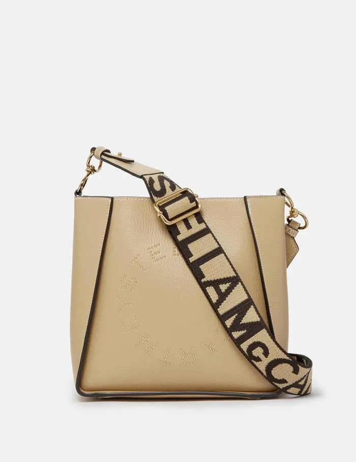 Women Logo Square Crossbody Bag Butter Yellow Stella McCartney Mini Bags And Clutches