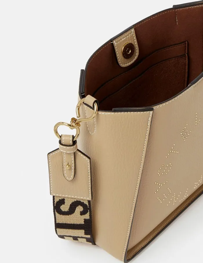 Women Logo Square Crossbody Bag Butter Yellow Stella McCartney Mini Bags And Clutches