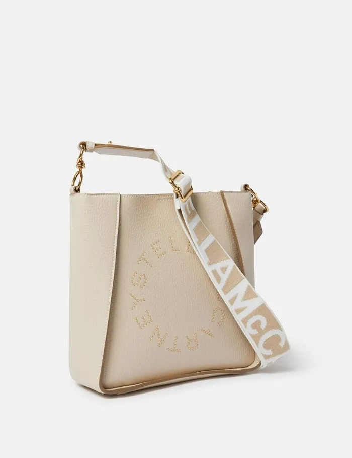 Women Logo Square Crossbody Bag Oat Stella McCartney Crossbody Bags Women Logo Square Crossbody Bag Oat Stella McCartney Crossbody Bags