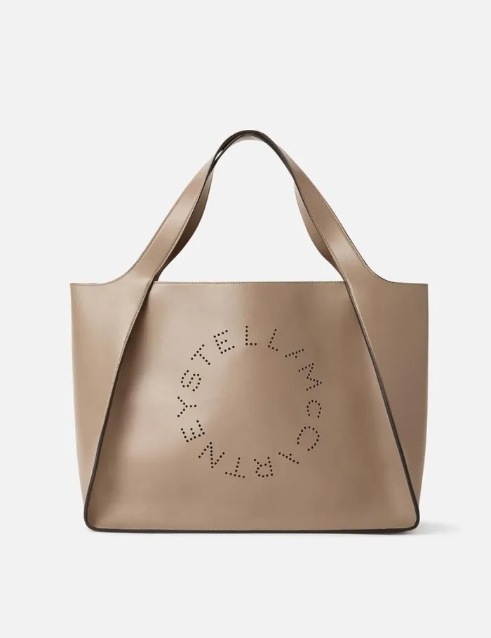Women Logo Tote Bag Moss Stella McCartney TopHandle Bags