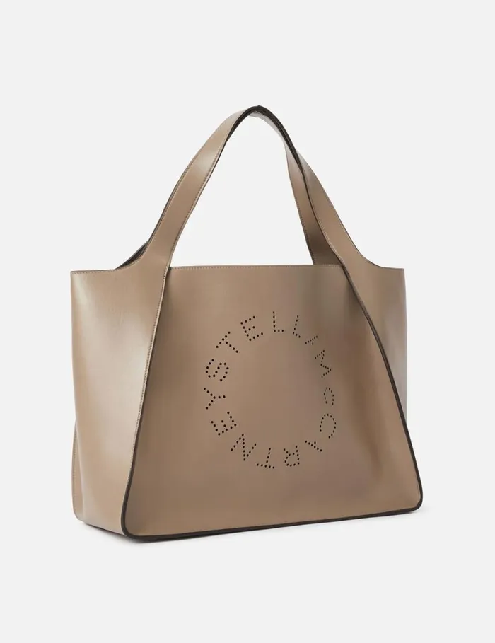 Women Logo Tote Bag Moss Stella McCartney TopHandle Bags Women Logo Tote Bag Moss Stella McCartney TopHandle Bags