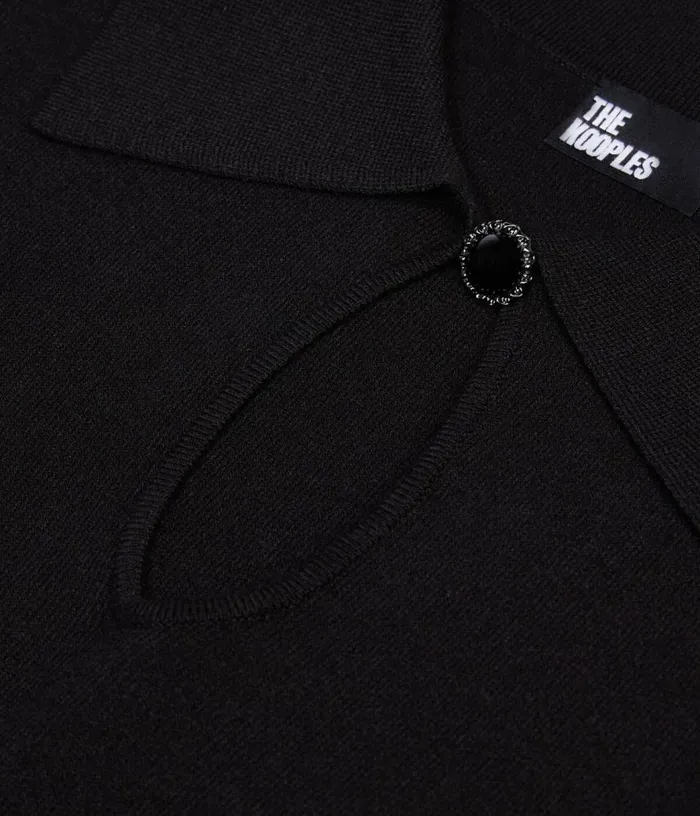 Women Long Black Knit Dress THE KOOPLES Dresses and Jumpsuits