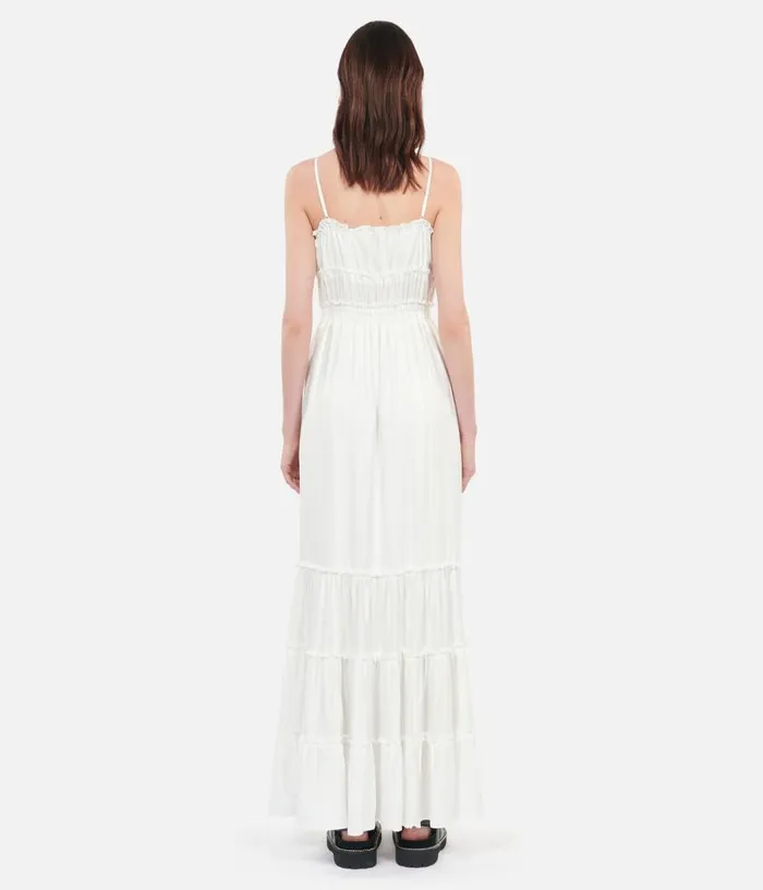 Women Long White Dress With Bows THE KOOPLES Dresses and Jumpsuits