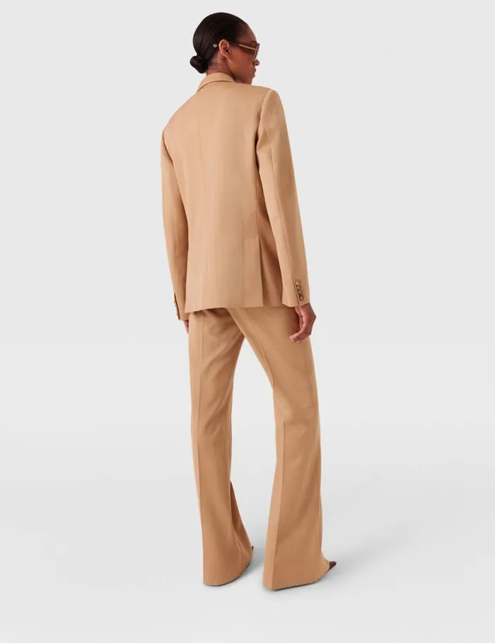 Women LowRise Striped Flared Pants Biscuit Stella McCartney Pants And Shorts Women LowRise Striped Flared Pants Biscuit Stella McCartney Pants And Shorts