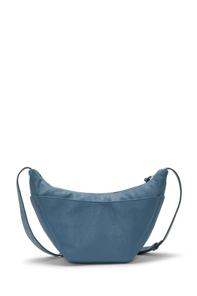 Women Lucky Brand Handbags Lara Leather Crossbody Open Blueturquoise