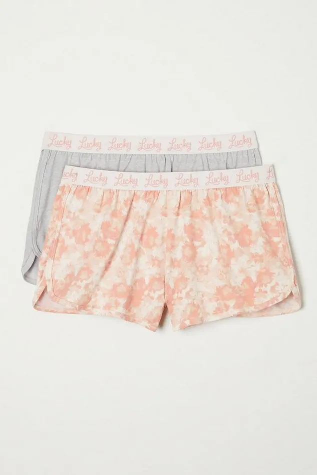 Women Lucky Brand Intimates and Sleepwear Lucky Cozy Sleep Short Set Open Overflow