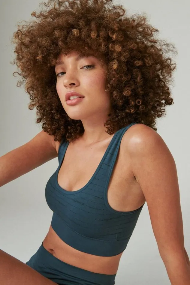 Women Lucky Brand Intimates and Sleepwear Seamless Comfort 2pk Bra Varsity Navy