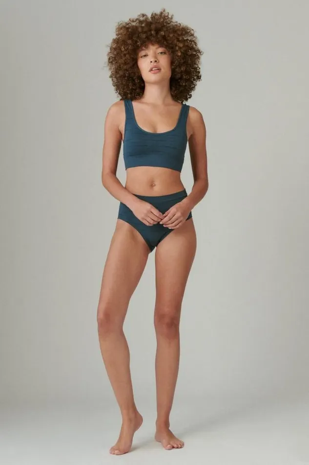 Women Lucky Brand Intimates and Sleepwear Seamless Comfort 2pk Bra Varsity Navy