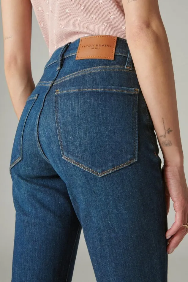 Women Lucky Brand Jeans Bridgette High Rise Skinny Inclusion Blue
