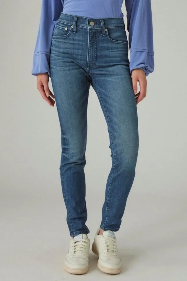 Women Lucky Brand Jeans High Rise Bridgette Skinny Gemini