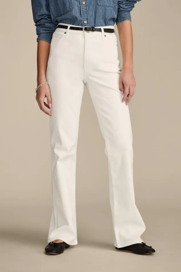 Women Lucky Brand Jeans Uni Boot Bright White