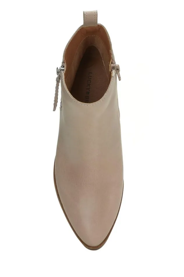 Women Lucky Brand Shoes Bidelia Bootie Light Grey