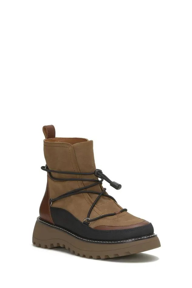 Women Lucky Brand Shoes Caelia Casual Bootie Medium Brown