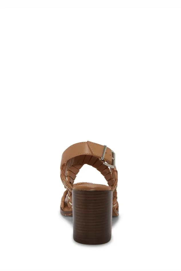 Women Lucky Brand Shoes Dabene Heel Medium Dark Beige