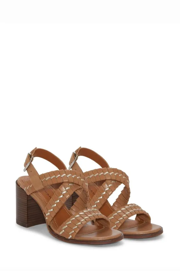 Women Lucky Brand Shoes Dabene Heel Medium Dark Beige