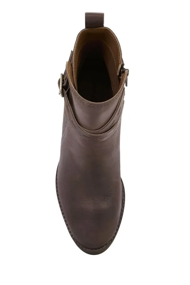 Women Lucky Brand Shoes Natesa Highheel Bootie Open Brownrust