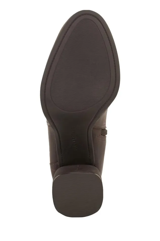Women Lucky Brand Shoes Natesa Highheel Bootie Open Brownrust