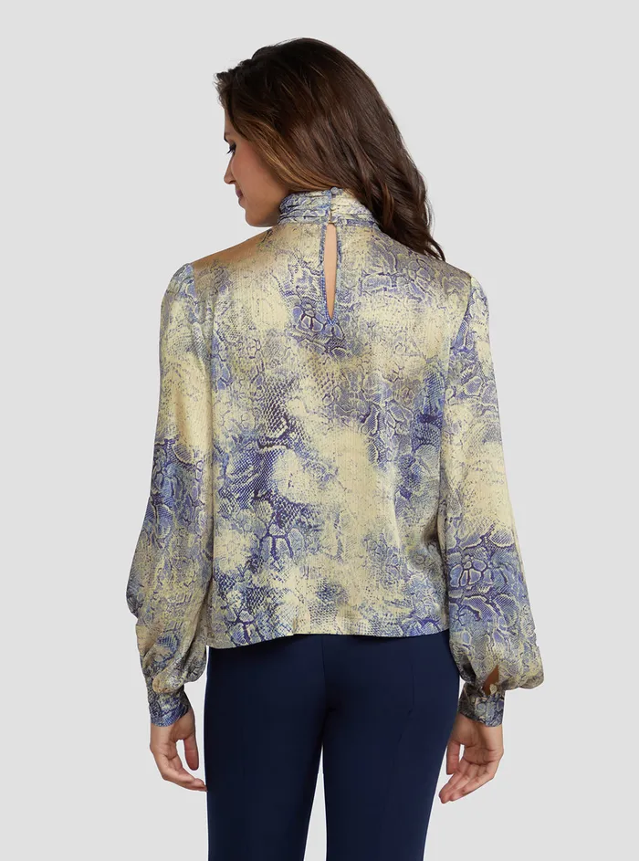 Women Marciano GUESS Marciano Spring Snakeskin Print Shirt Women Marciano GUESS Marciano Spring Snakeskin Print Shirt