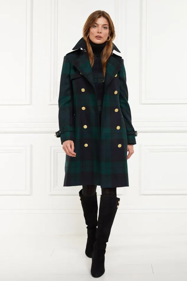 Women Marlborough Trench Coat Blackwatch Holland Cooper Tailoring