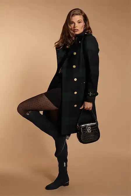 Women Marlborough Trench Coat Blackwatch Holland Cooper Tailoring