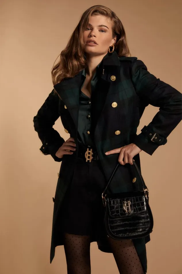 Women Marlborough Trench Coat Blackwatch Holland Cooper Tailoring