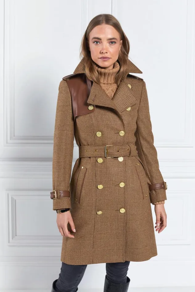 Women Marlborough Trench Coat Tawny Holland Cooper Tailoring