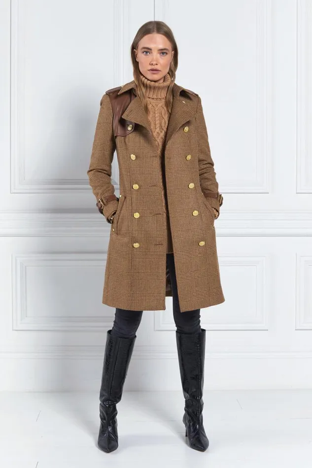 Women Marlborough Trench Coat Tawny Holland Cooper Tailoring