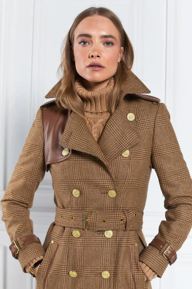 Women Marlborough Trench Coat Tawny Holland Cooper Tailoring