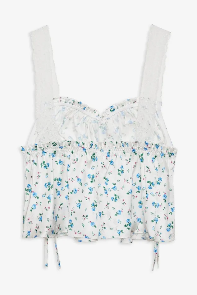 Women Mary Rose Top Blue For Love and Lemons Tops Women Mary Rose Top Blue For Love and Lemons Tops