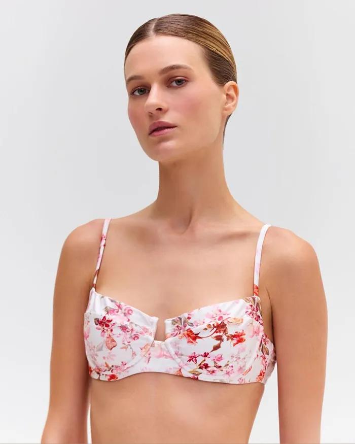 Women Matching Sets PatBO Floral Haze Underwire Bikini Top EXCLUSIVE Vapor