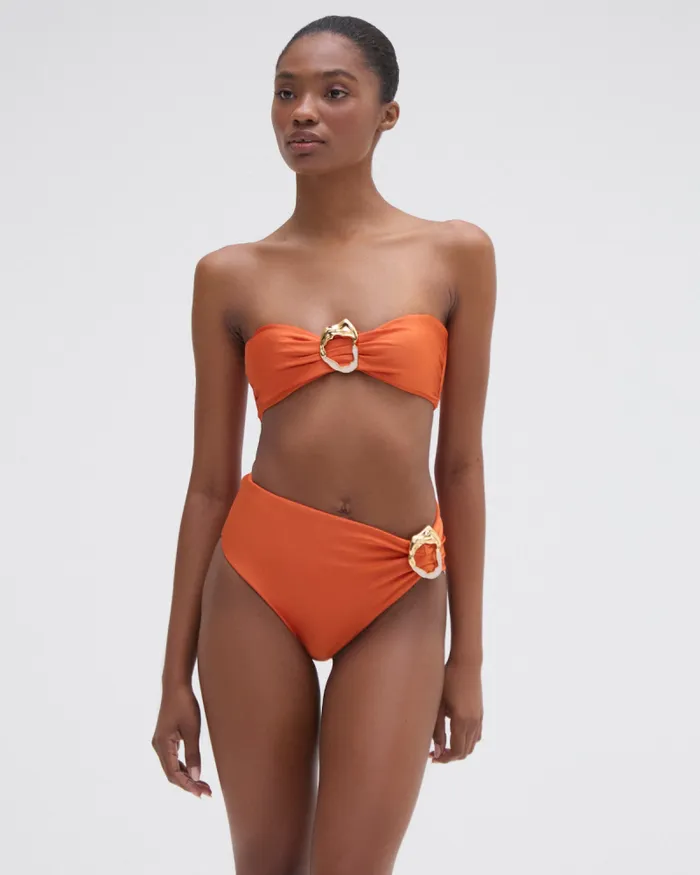 Women Matching Sets PatBO JERSEY SANDS STONE BIKINI BOTTOM Papric